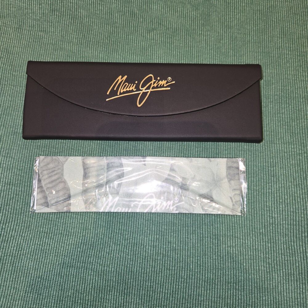 Maui Jim Small Black Tri-Fold Sunglass Case Brand New Case Only